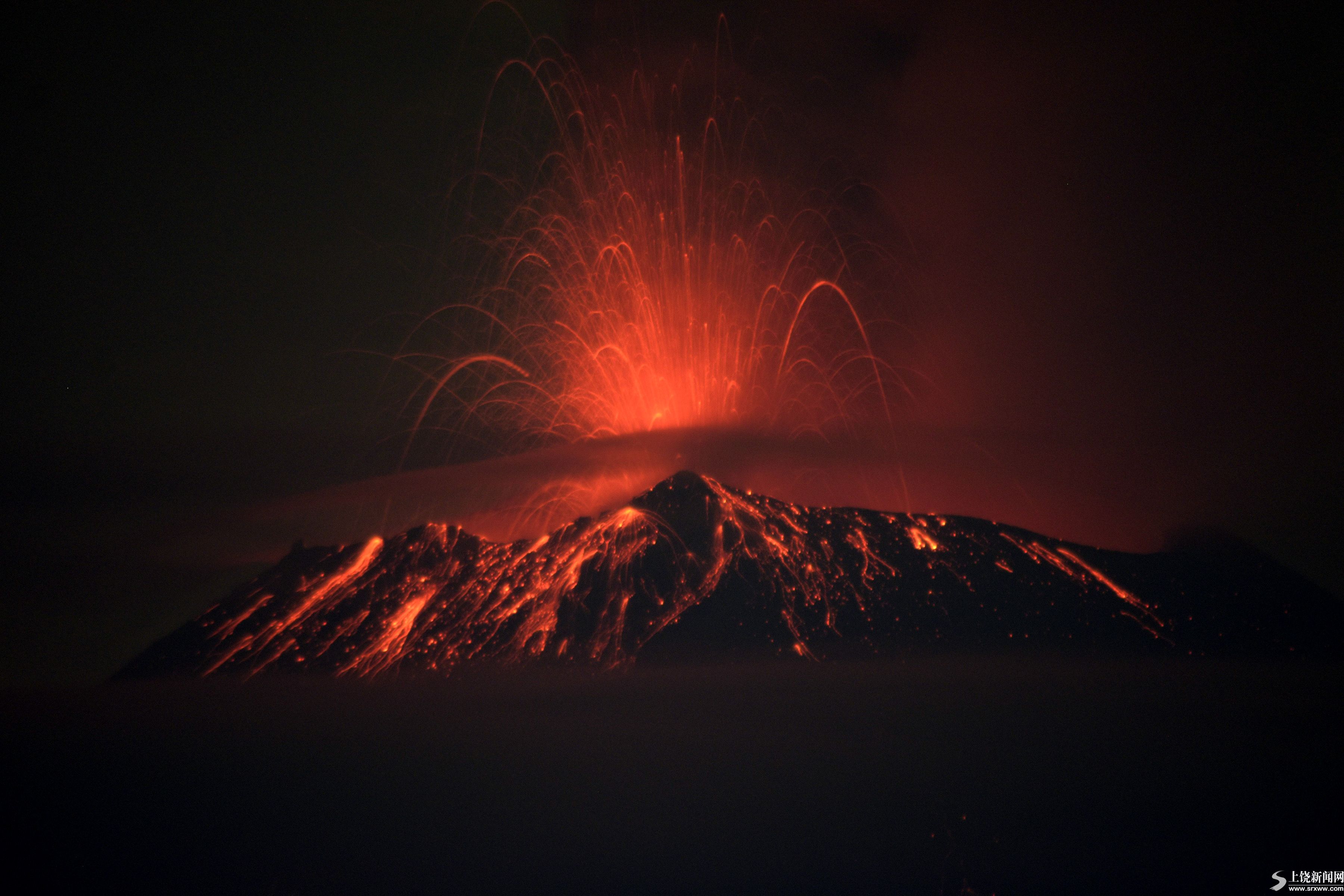 火山活動致墨西哥兩座機(jī)場暫時(shí)關(guān)閉